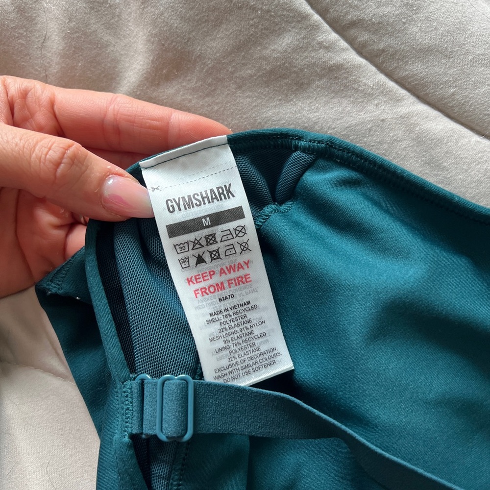 GYMSHARK Teal Workout Set - Picture 3 of 5